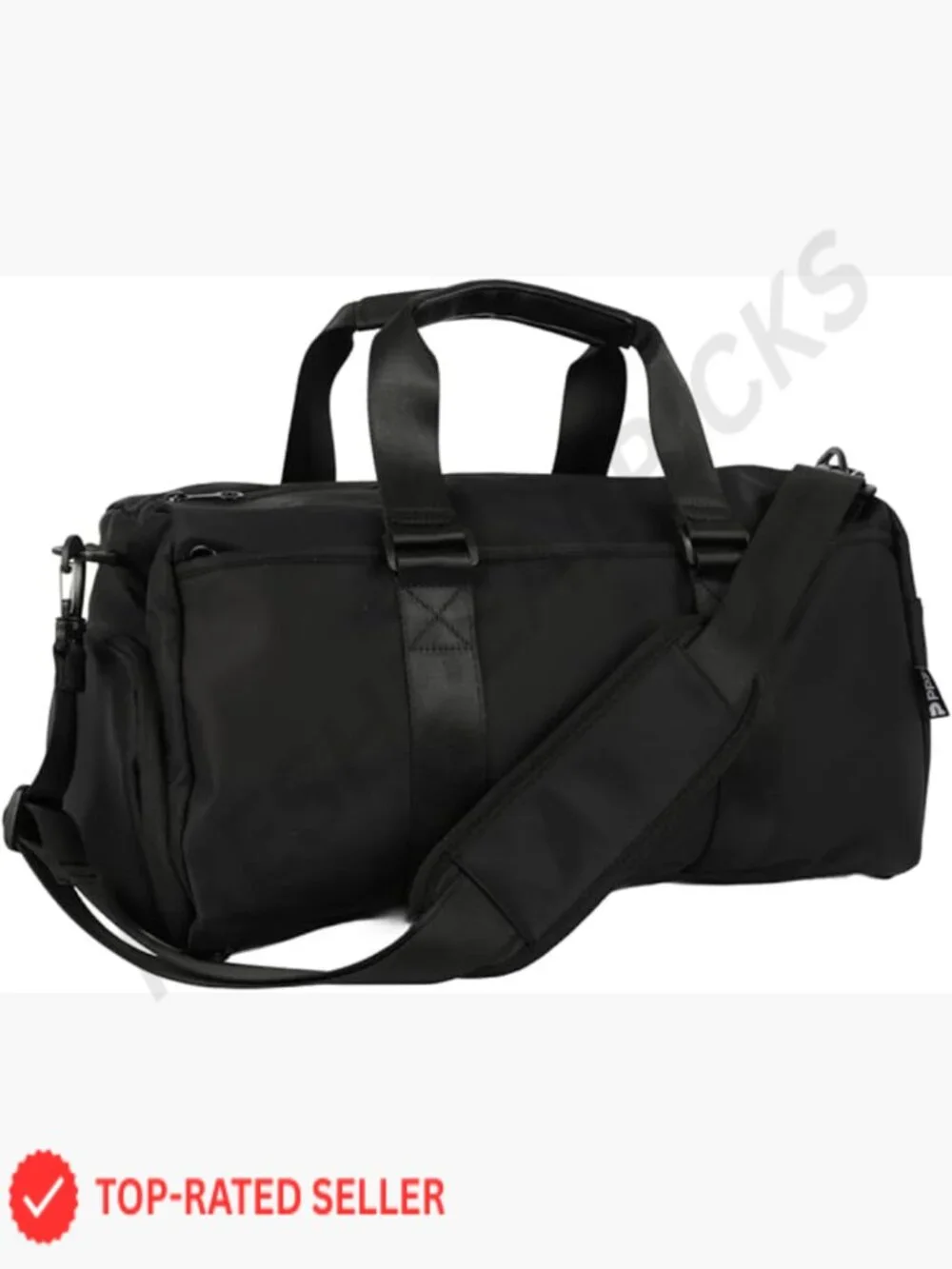 2-in-1 Gym Duffle Bag Backpack Convertible Sports Bag with Shoe Compartment